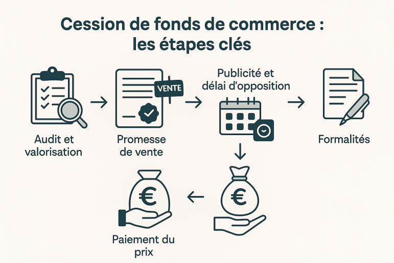 Cession de fonds de commerce : les erreurs à éviter pour ne pas compromettre la vente